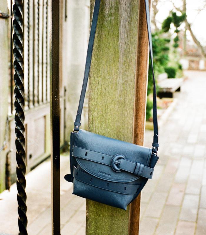 J＆М DAVIDSON THE BELT POUCHブルー系 新品未使用タグ付