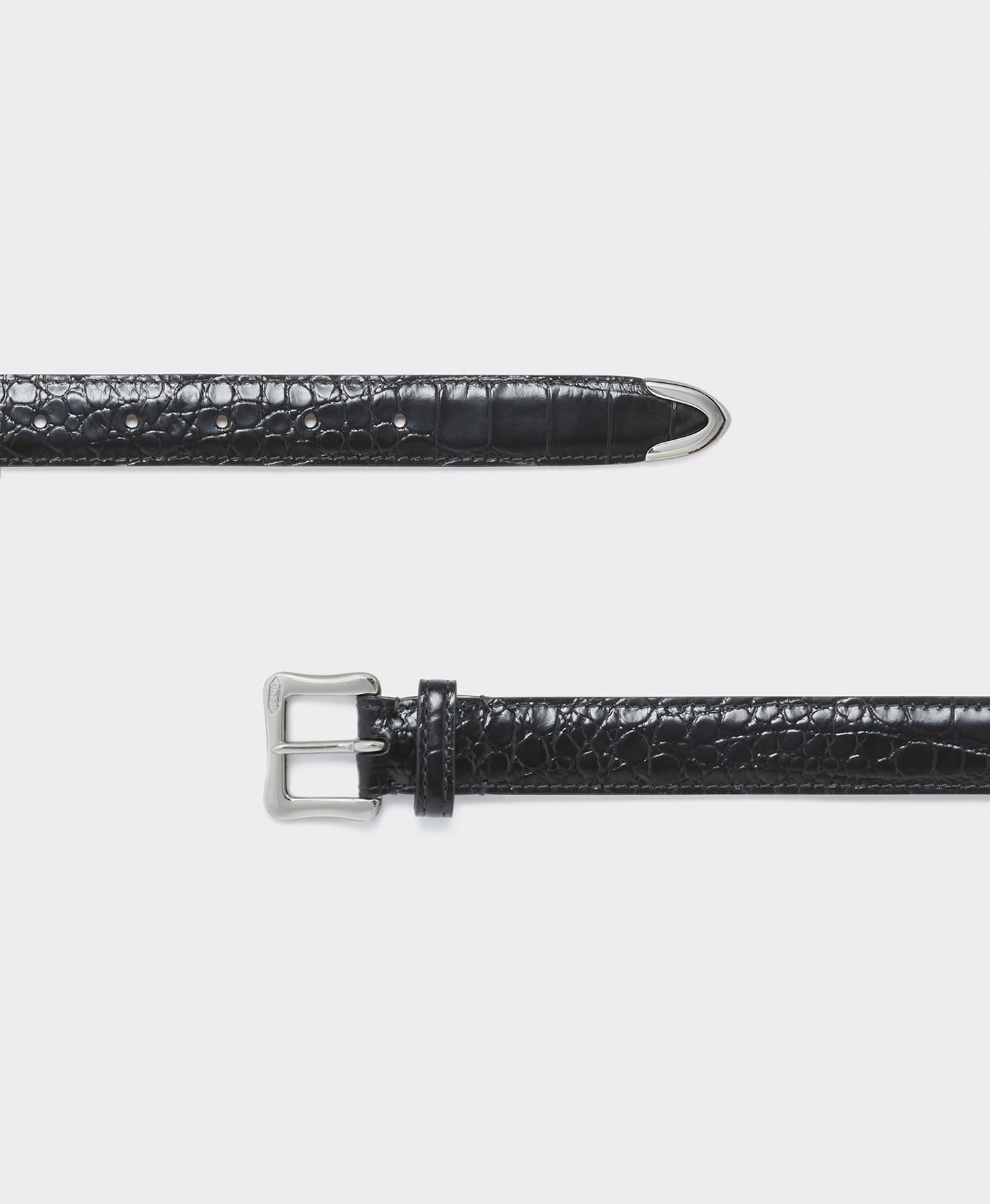 Envelope Buckle Tip End Belt -25mm (SS26)