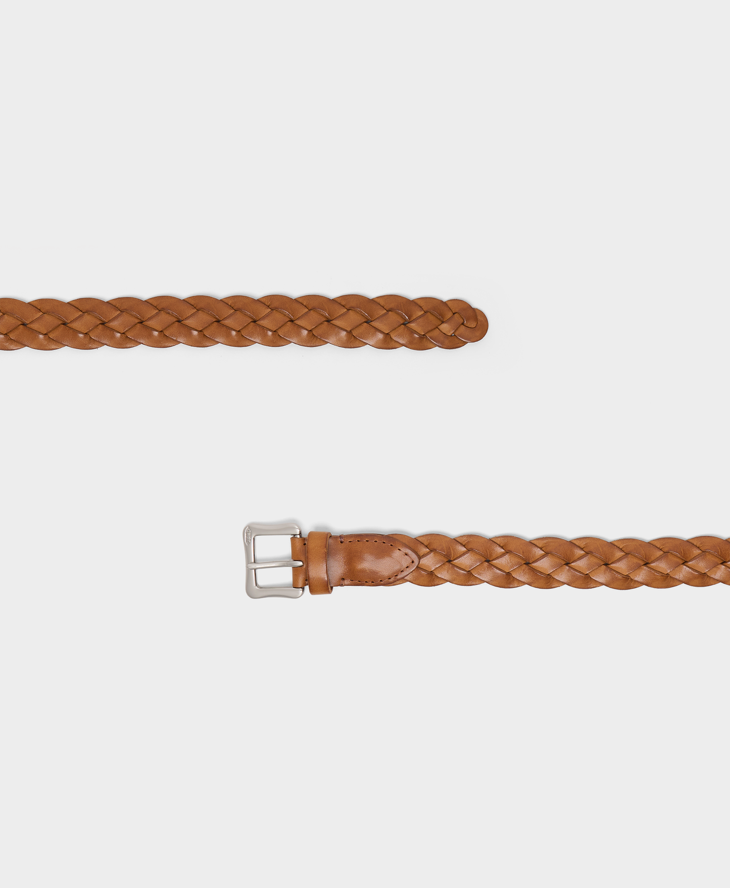 Envelope Buckle Wide Plaited Belt - 25mm