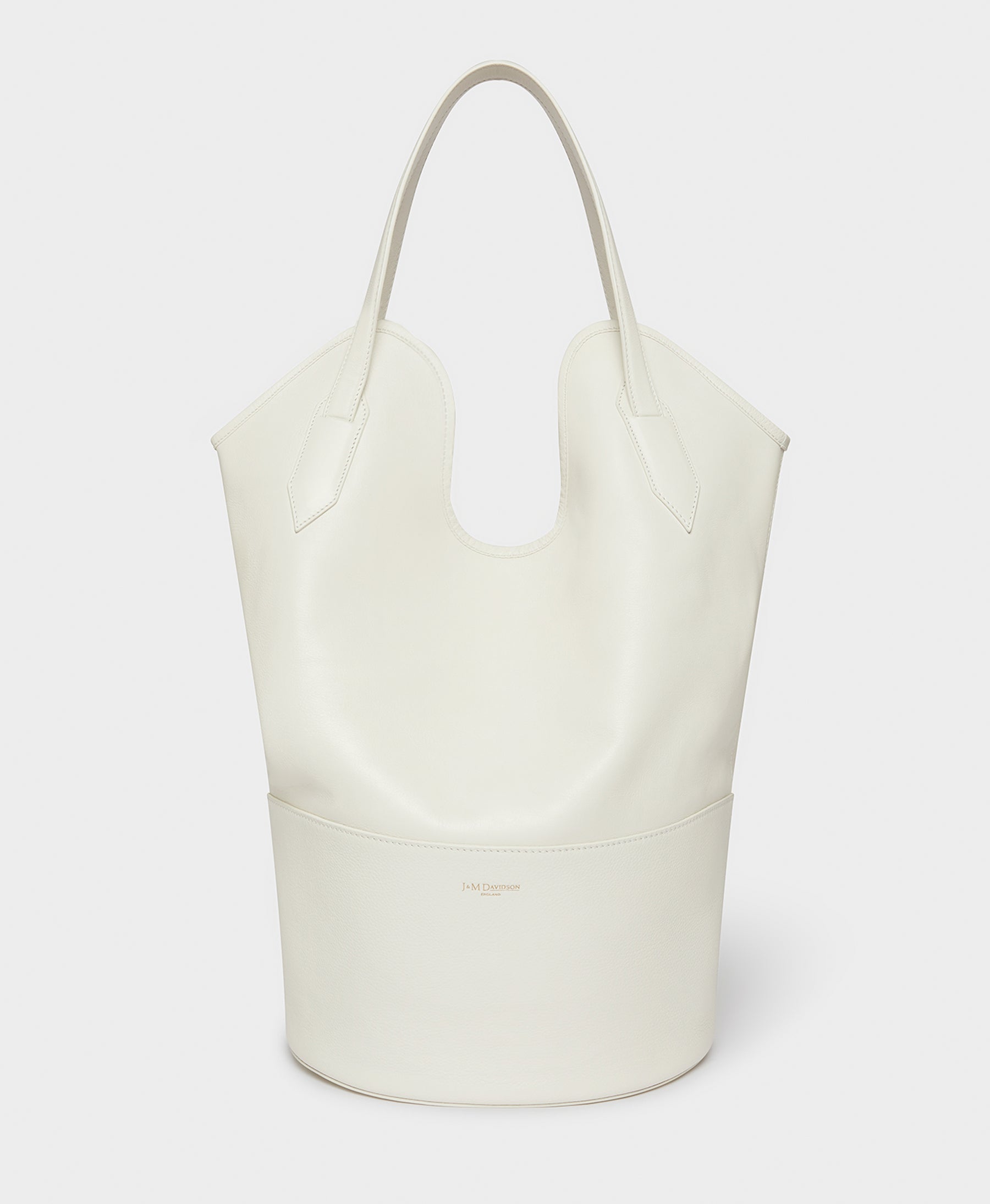 Designer Cream Ray Bucket Bag J&M Davidson - Main Image