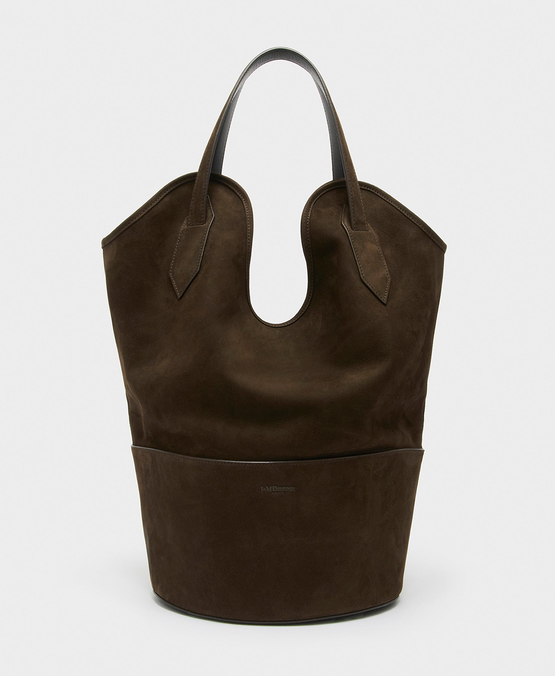 Designer Marron Bicolour Ray Bucket Bag | J&M Davidson Designer Marron Bicolour Ray Bucket Bag | J&M Davidson