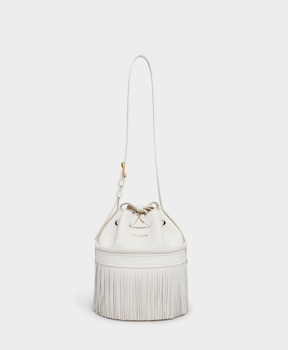 Designer New White Anniversary Carnival Bag | J&M Davidson