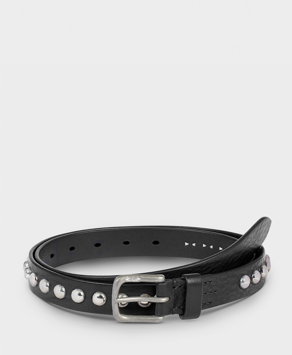 Venice' Hand-Woven Skinny Leather Belt - Black – Uppdoo Design Studio