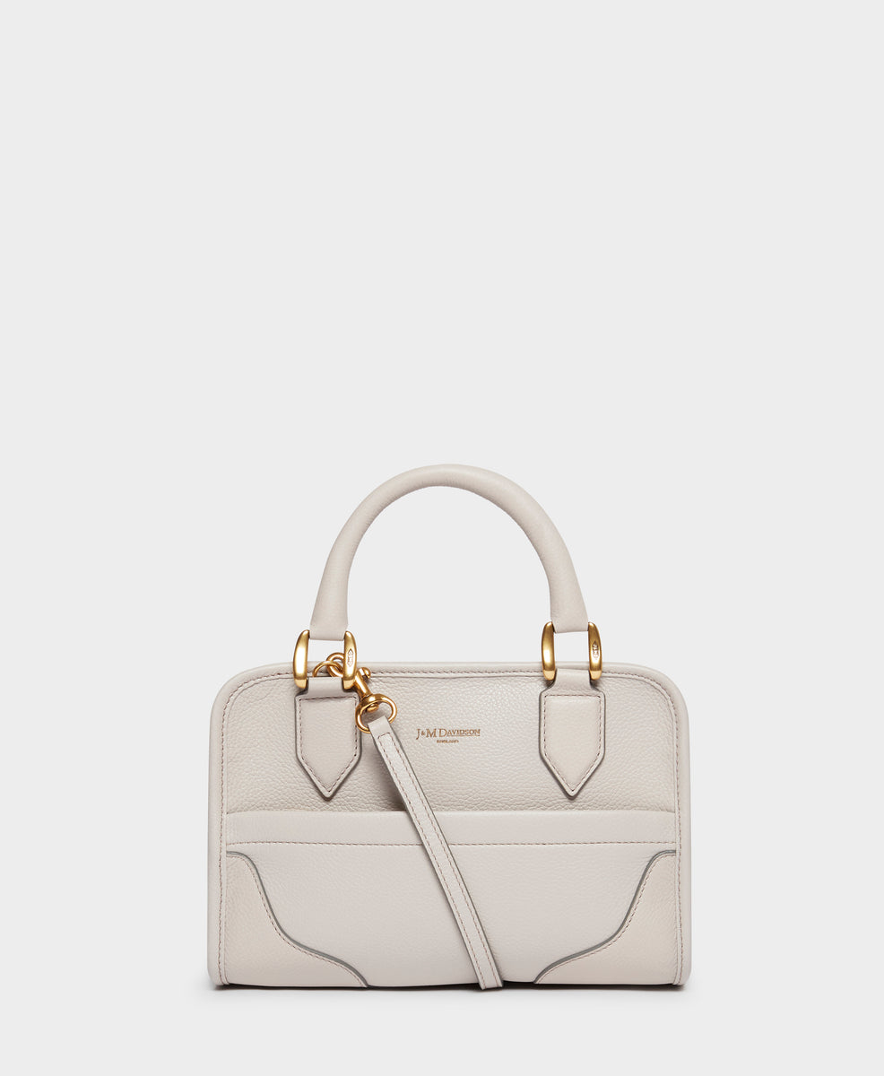 Designer Light Grey Multicolour Mini Cube Mia Bag