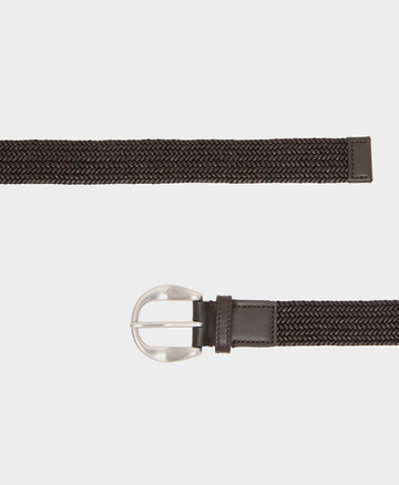 Plaited Disk Buckle Belt - 30mm