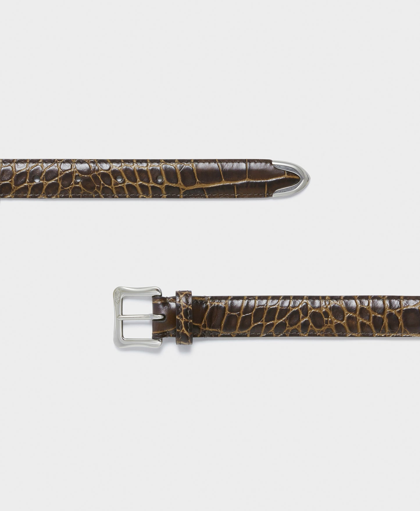 Envelope Buckle Tip End Belt -25mm