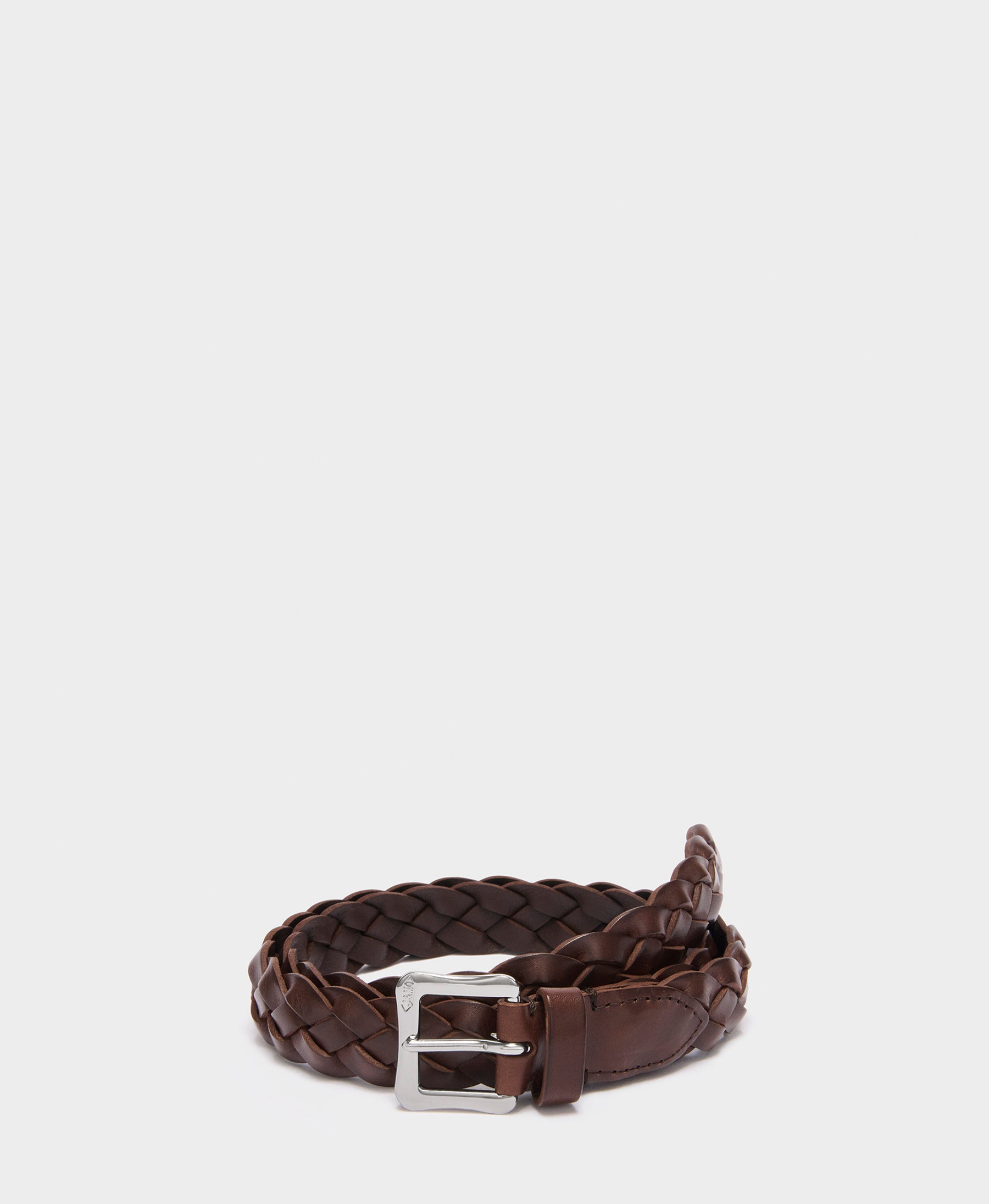 Envelope Buckle Wide Plaited Belt 25mm
