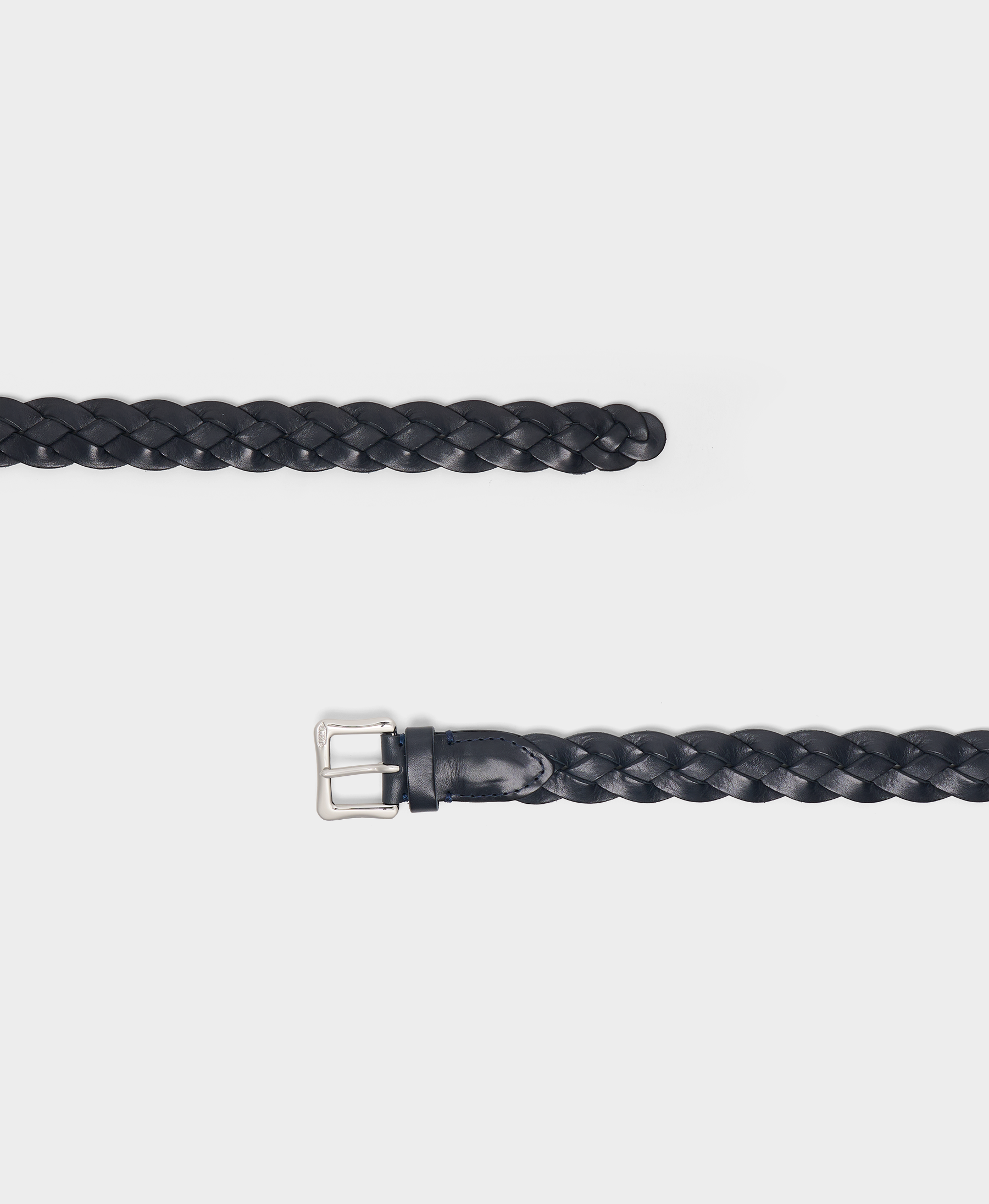 Envelope Buckle Wide Plaited Belt - 25mm