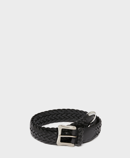 Plaited Belt with Envelope Buckle Tip End - 30mm (SS26)