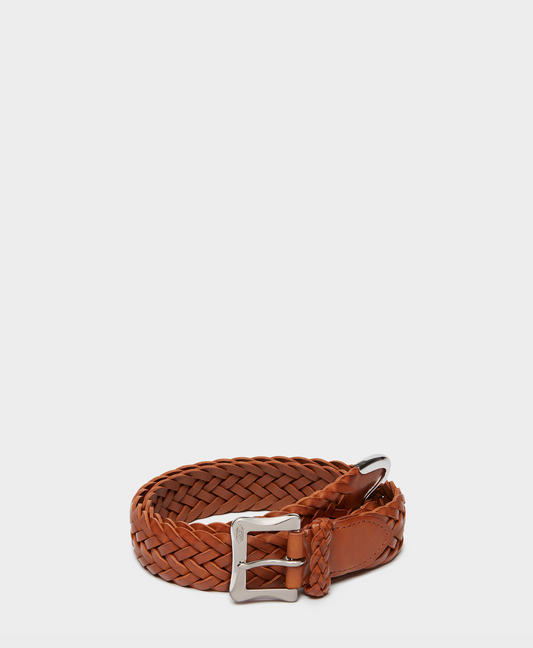 Plaited Belt with Envelope Buckle Tip End - 30mm (SS26)