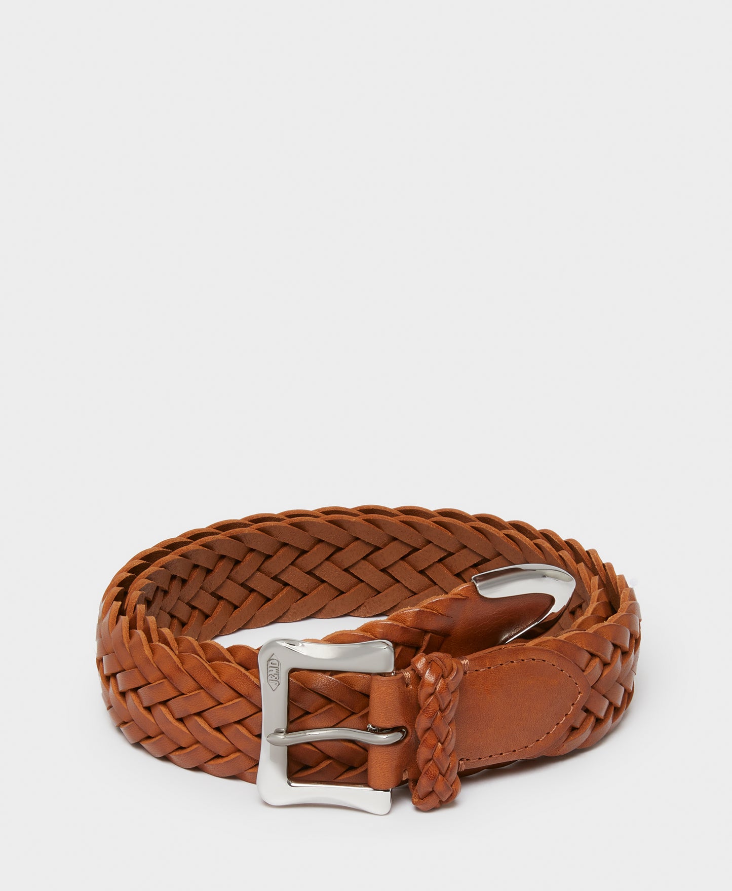 Plaited Belt with Envelope Buckle Tip End - 30mm (SS26)