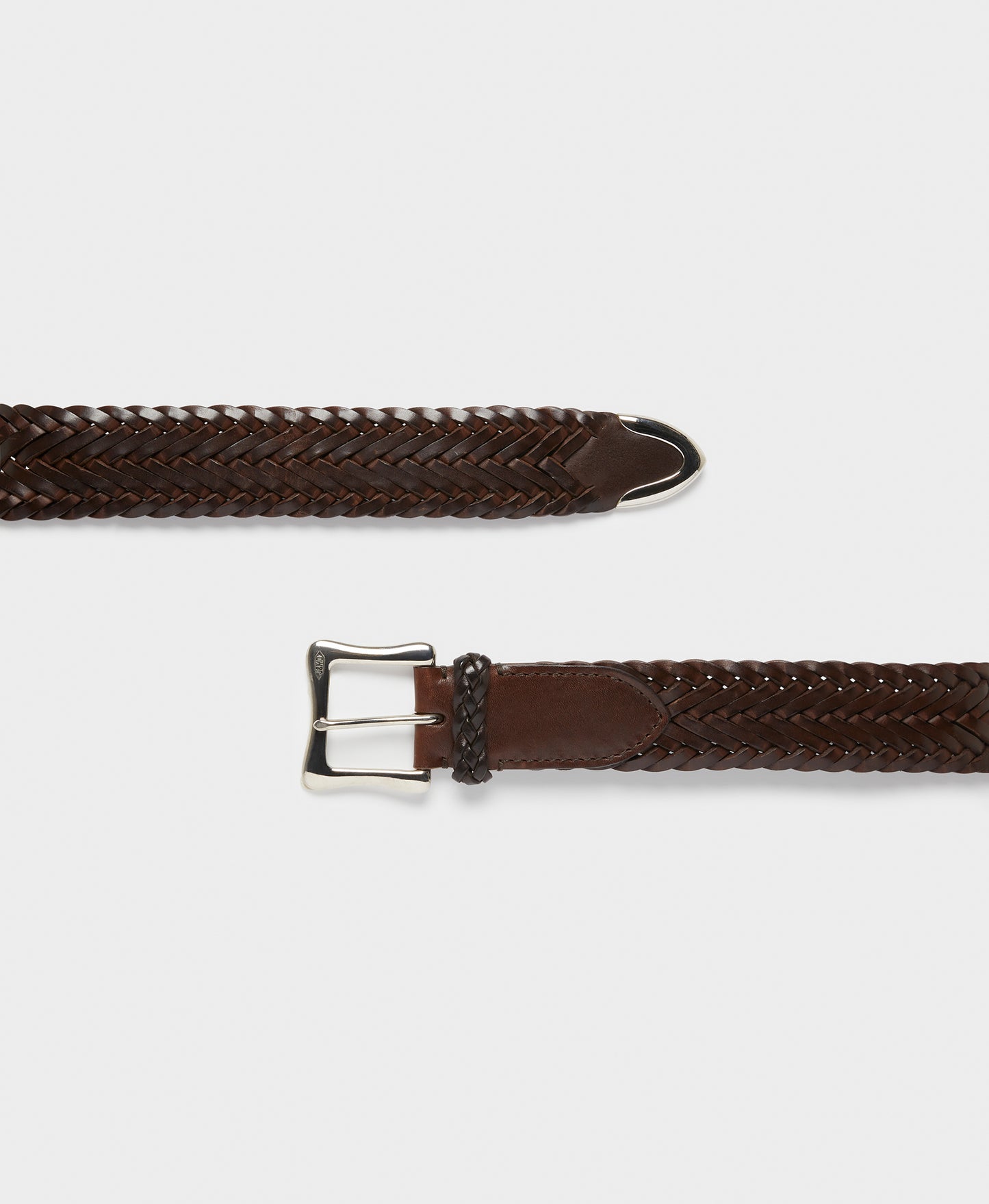 Plaited Belt with Envelope Buckle Tip End - 38mm