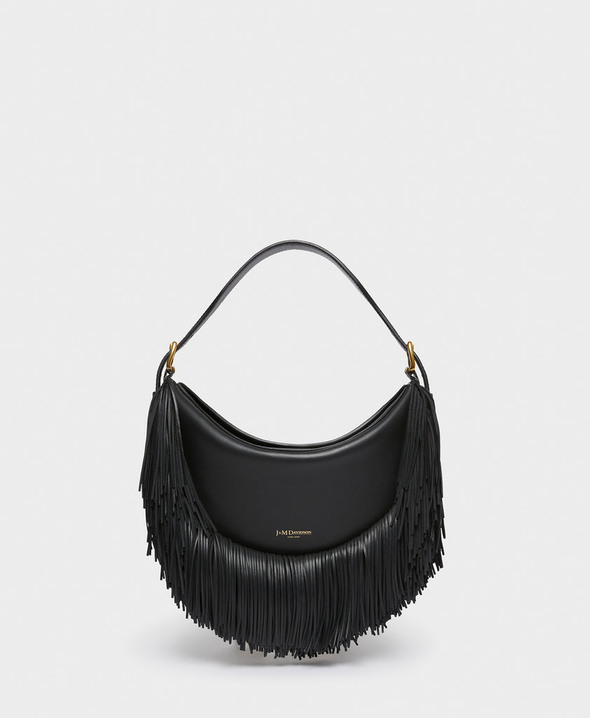 Elizabeth & James - Zoe retailer Smooth Fringed Leather Hobo White