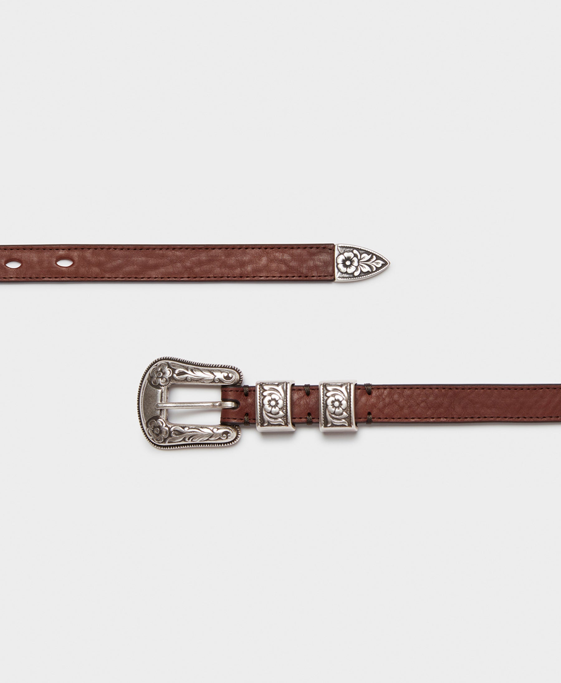 小物 J&M DAVIDSON WESTERN BUCKLE BELT size34 Designer Western Buckle Belt | J&M Davidson
