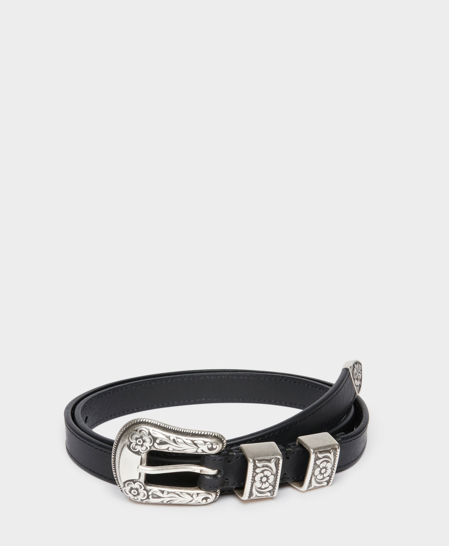 小物 J&M DAVIDSON WESTERN BUCKLE BELT size34 Designer Western Buckle Belt | J&M Davidson