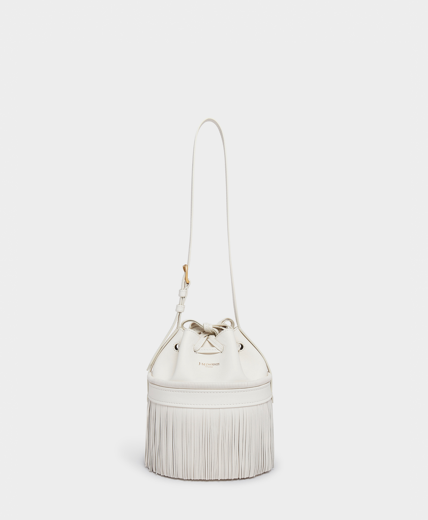 Designer New White Anniversary Carnival Bag | J&M Davidson