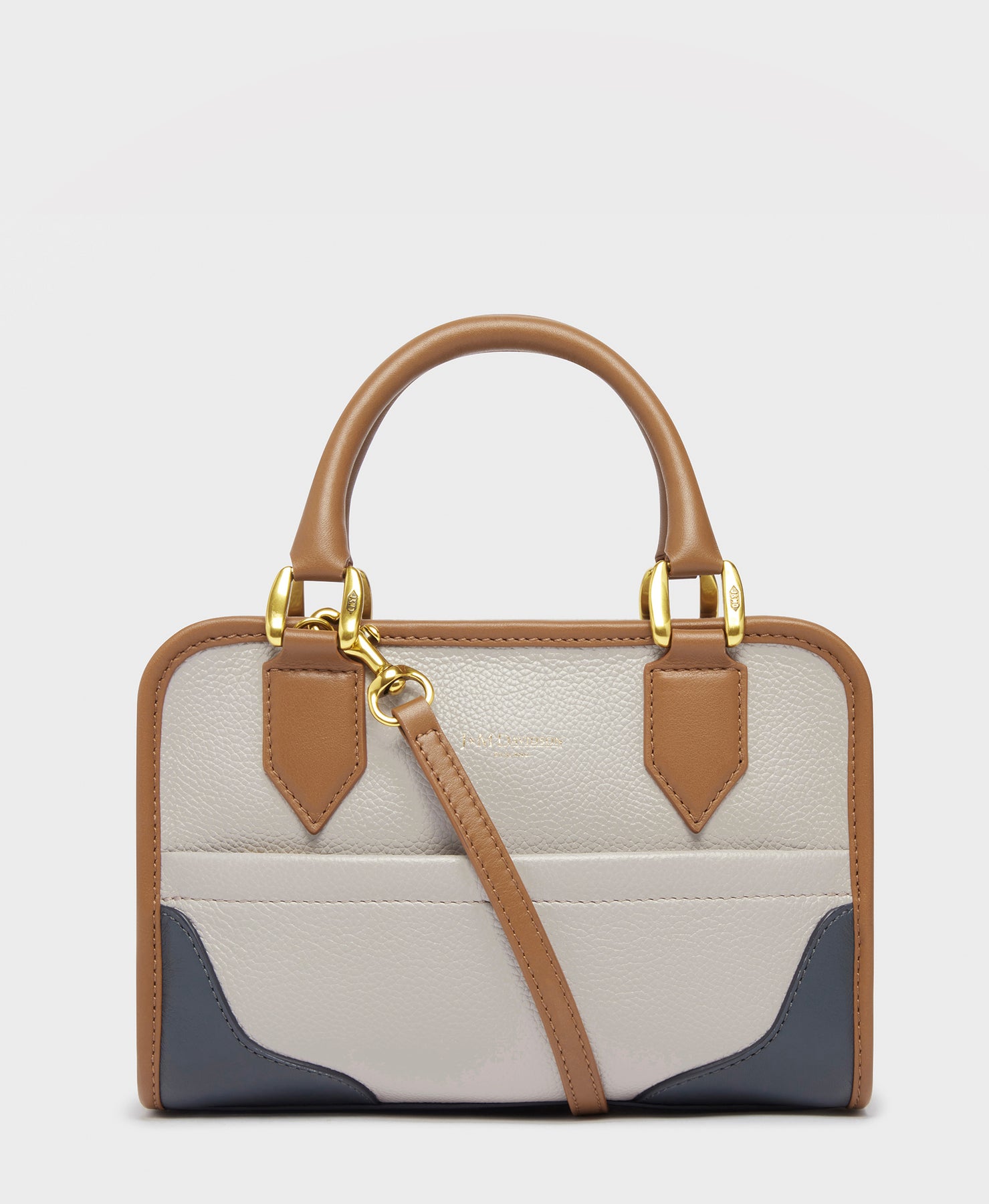 Designer Light Grey Multicolour Mini Cube Mia Bag