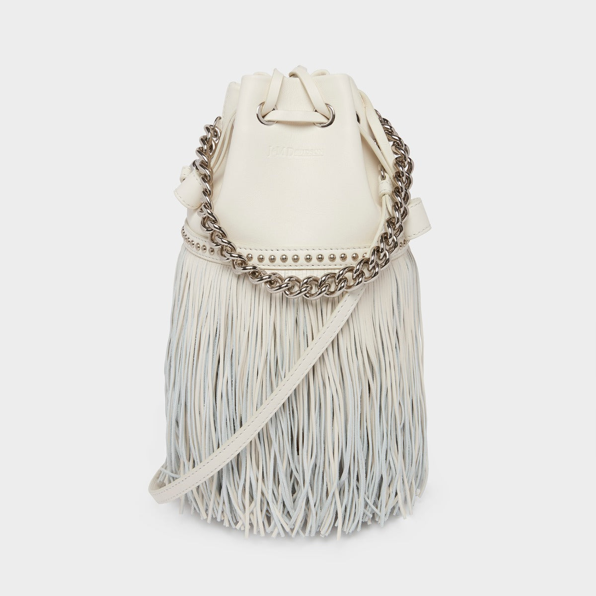 Designer New White Mini Fringe Carnival | J&M Davidson